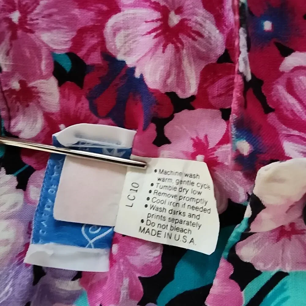 Vintage Lady Carol Floral Skirt Suit Sz 20-1/2 Church Work School Cottagecore - Picture 9 of 9